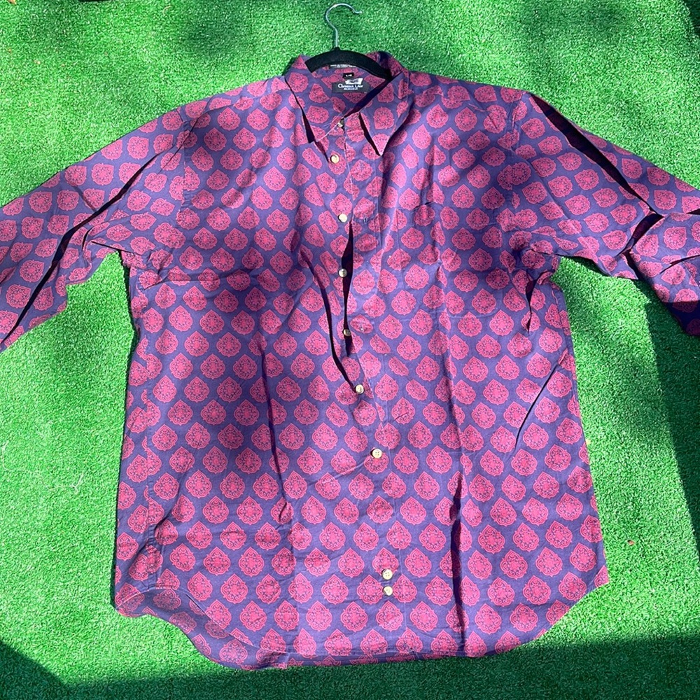Cristian Dior Monsieur shirt long sleeve Size Large 100% Cotton